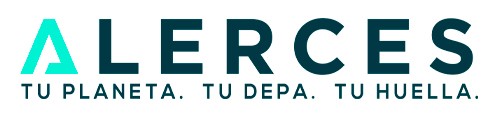 Logotipo de Alerces - Tu Planeta. Tu Depa. Tu Huella.