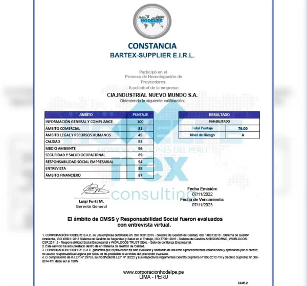 certificado-de-homologacion-bartex-supplier-eirl